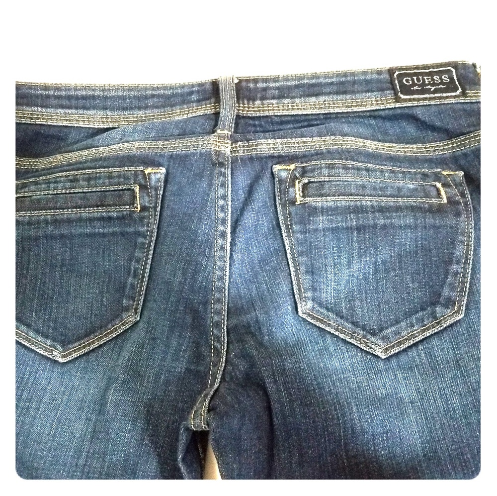 T7 guess Jean's 28 skinny zip up bottoms